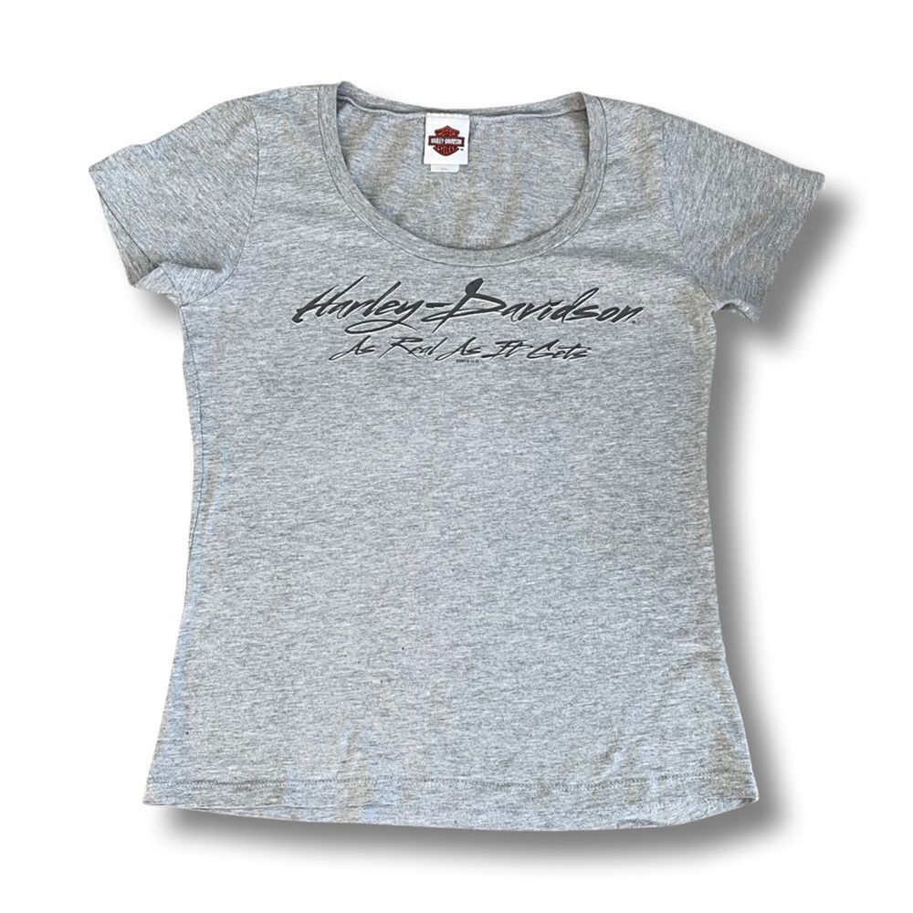 Sturgis Harley-Davidson® Women's Mezzanine Heather Gray Short Sleeve T-Shirt